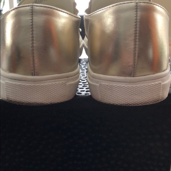 💕Wanted brand-Gold Astroid Slip-on Sneakers (8.5) - Picture 8 of 13
